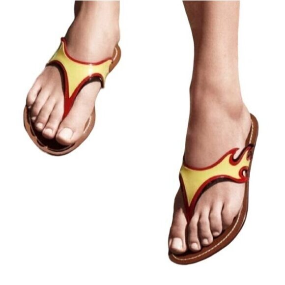 Prada Frame Flat Thong Sandals, Size 39EU, from Prada S/S 2012 Ad Campaign - Picture 14 of 14